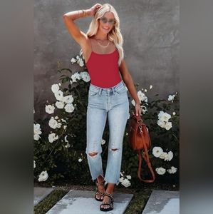 NWOT Womens Spaghetti Strap Thong Bodysuit